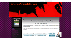 Desktop Screenshot of katerinastamatelos.com