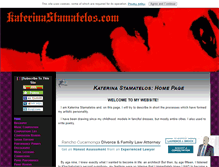 Tablet Screenshot of katerinastamatelos.com